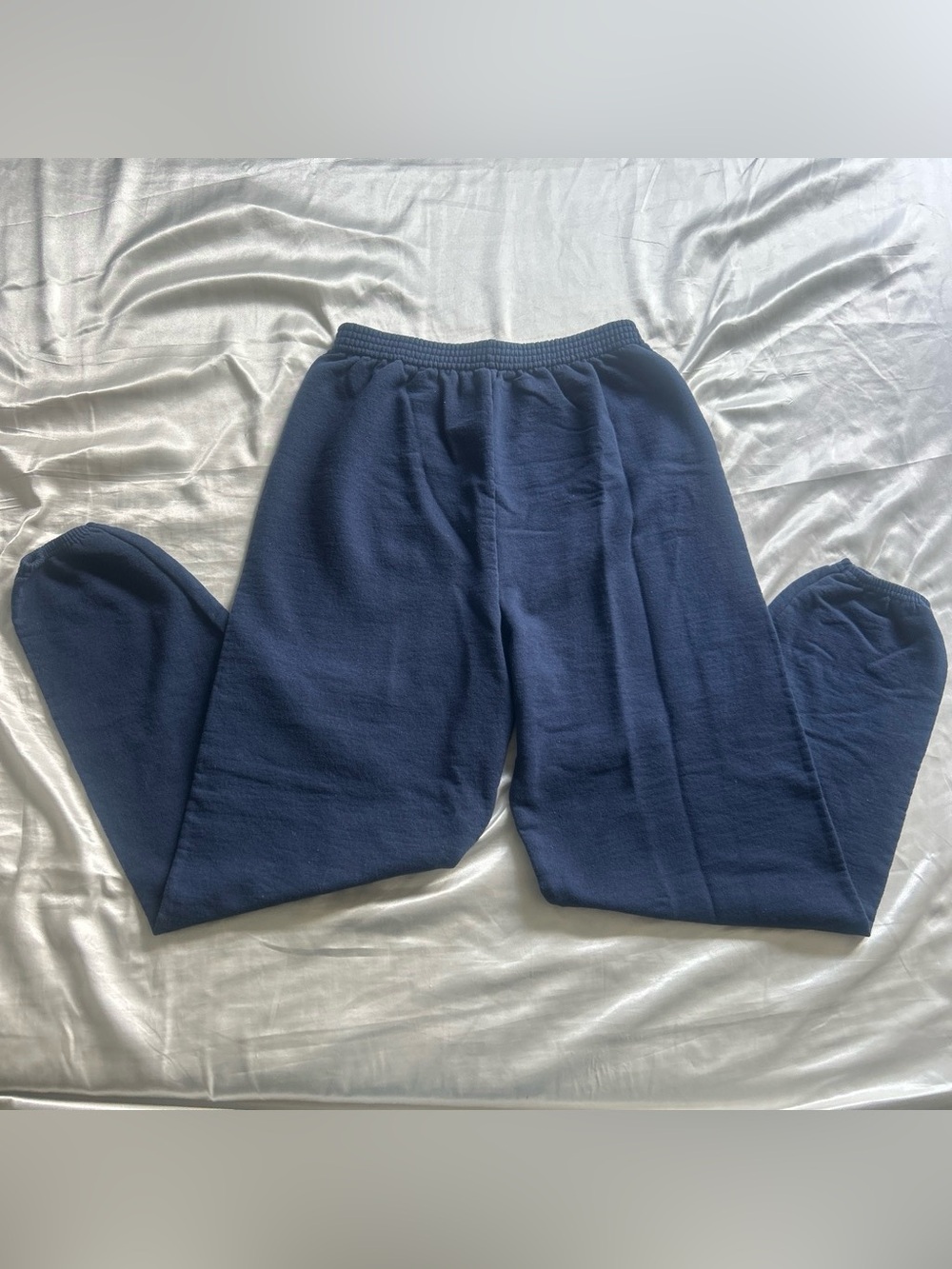 Navy Blue Fleece Sweatpants